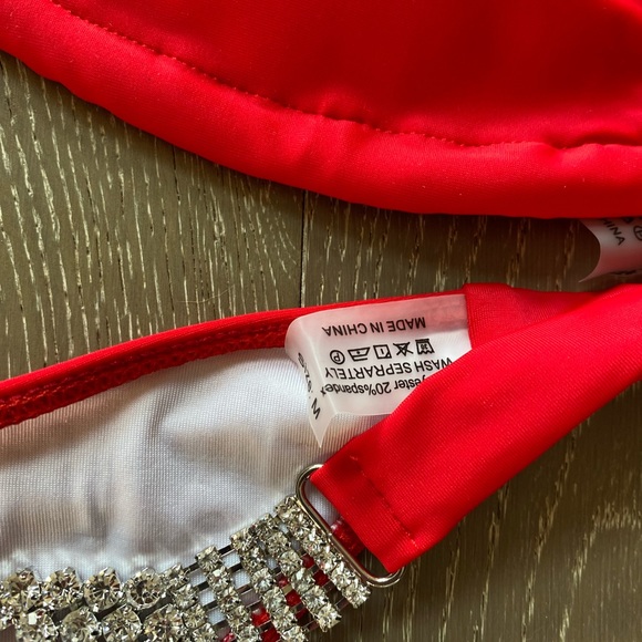 Bikinx embellished red string bikini - Picture 3 of 11